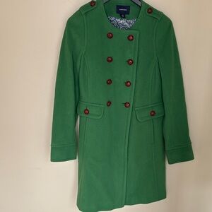 Lands End Vintage  Double-Breasted Coat